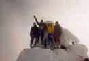 Ecosses, Ben Nevis, arriv au sommet... Hivers 97 lors du premier rassemblement international d'Alpinisme hivernal.